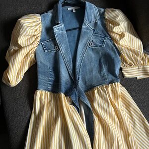 Denim women’s blouse